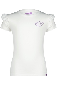 Louder! shirt Nora white